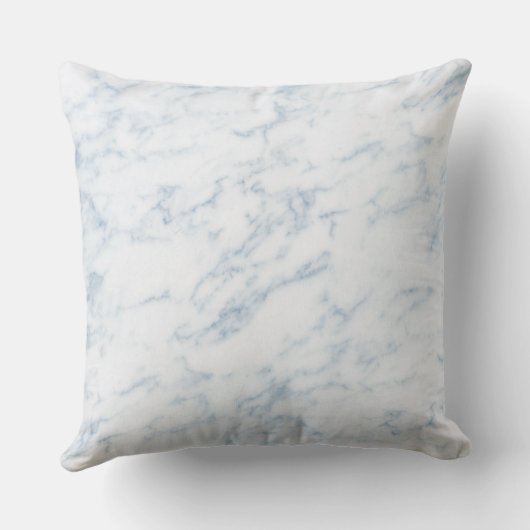 青い濃淡のフェイク大理石 クッション (裏面)
