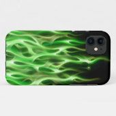 青い火の炎のデザインのエアブラシ車のカスタムのカッコいいho Case-Mate iPhoneケース (裏面(横))