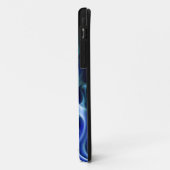 青い火の炎のデザインのエアブラシ車のカスタムのカッコいいho Case-Mate iPhoneケース (裏面/左)