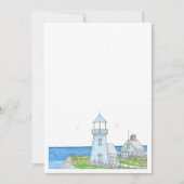 青い灯台の招待状 招待状 (正面)