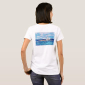 青い灯台 Tシャツ (裏面フル)