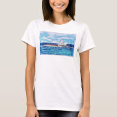 青い灯台 Tシャツ (正面)