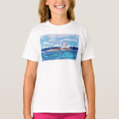 青い灯台 Tシャツ (正面)