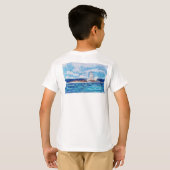 青い灯台 Tシャツ (裏面フル)