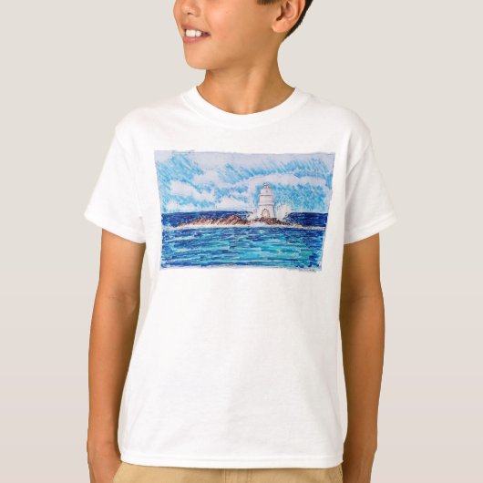 青い灯台 Tシャツ (正面)