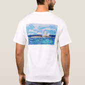 青い灯台 Tシャツ (裏面)