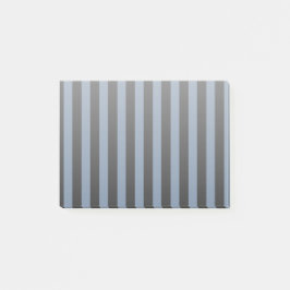 青い灰色と黒のストライプ ポストイット