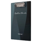 青い灰色のグラデーション波のパターン クリップボード (左)