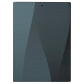 青い灰色のグラデーション波のパターン クリップボード (裏面)