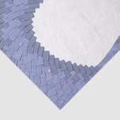 青い灰色のハートドラゴンの上に白 薄葉紙 (詳細)