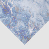 青い灰色の大理石模様 薄葉紙 (詳細)