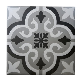 青い灰色の床タイルヴィンテージ タイル