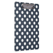 青い灰色の白い水玉模様 クリップボード (右)