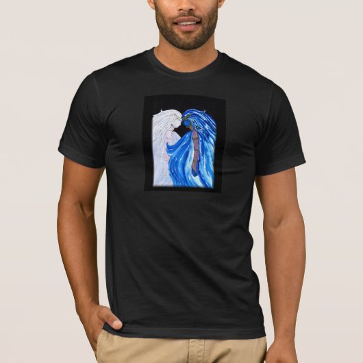 青い炎の女神 Tシャツ (正面)