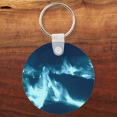 青い炎 キーホルダー (正面)