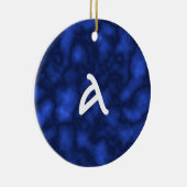 青い炎 セラミックオーナメント (右)