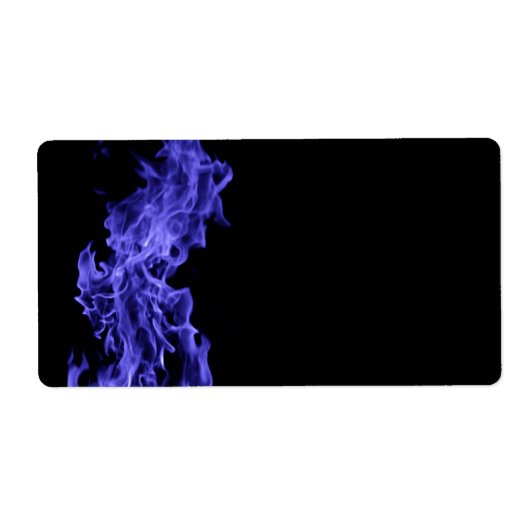 青い炎 ラベル (正面)