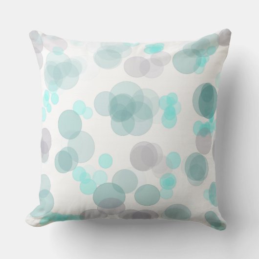 青い点の世界 クッション (正面)