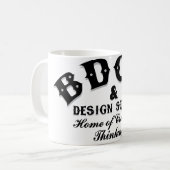 青い点の創造的なグループのコーヒー・マグ コーヒーマグカップ (正面左)