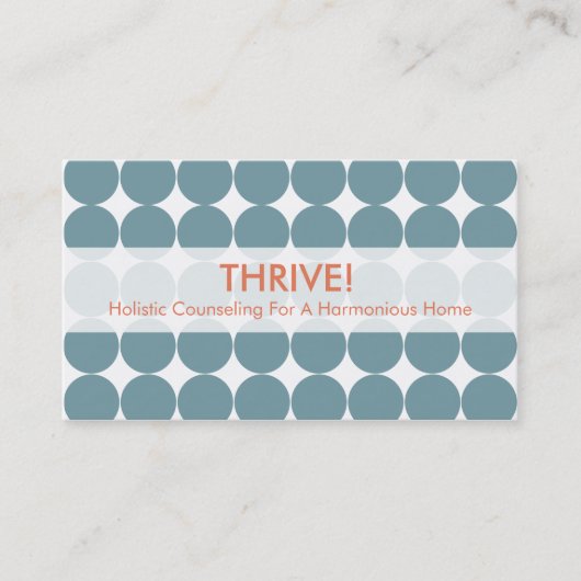 青い点の名刺 名刺 (正面)