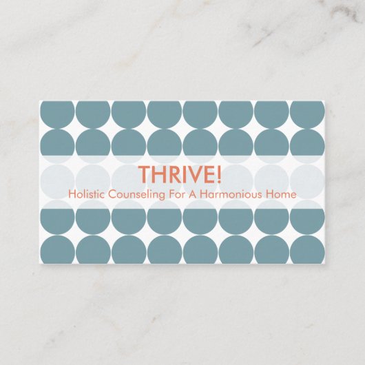 青い点の名刺 名刺 (正面)