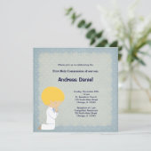 青い点の聖餐式の少年 招待状 (スタンド正面)