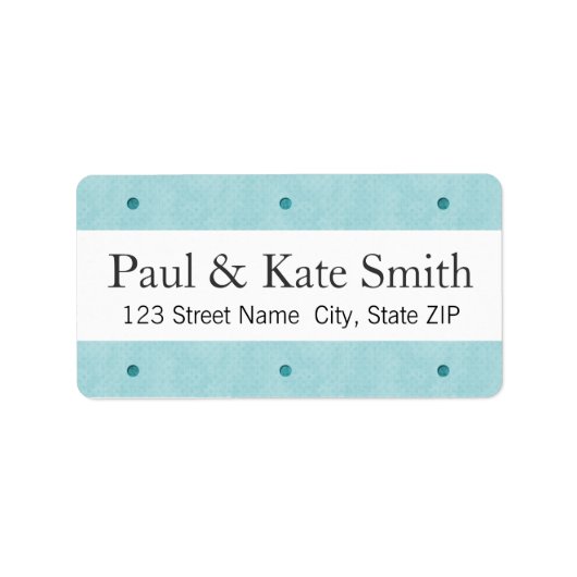 青い点テクスチャラベル ラベル (正面)