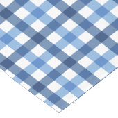 青い点検のコテージのチャームの小さいテーブルのランナー ショートテーブルランナー (コーナー)