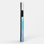 青い点、水彩画の抽象的な手塗り Case-Mate iPhoneケース (裏面/右)