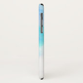 青い点、水彩画の抽象的な手塗り Case-Mate iPhoneケース (裏面/左)
