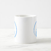 青い無神論者A コーヒーマグカップ (中央)