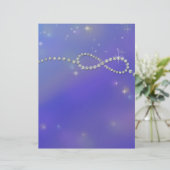 青い無限大のシンボルサイン無限の愛きらめき (スタンド正面)