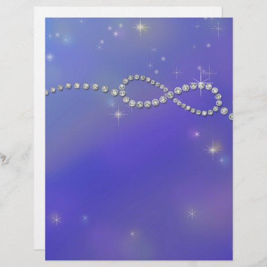 青い無限大のシンボルサイン無限の愛きらめき (正面/裏面)