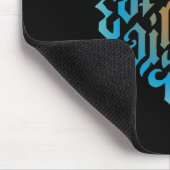 青い照明要素の記号 マウスパッド (コーナー)