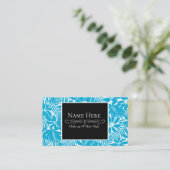 青い熱帯性 名刺 (スタンド正面)