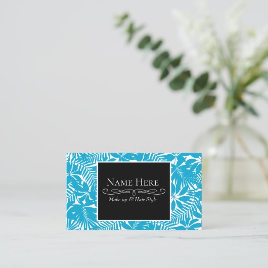 青い熱帯性 名刺 (スタンド正面)