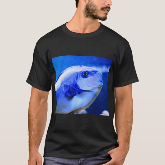 青い熱帯魚 Tシャツ (正面)