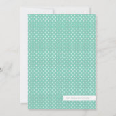 青い熱気の気球の《キリスト教》洗礼式や命名式の招待状 招待状 (裏面)