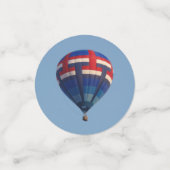 青い熱気球 コンフェッティ (スモール正面)