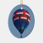青い熱気球 セラミックオーナメント (右)