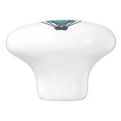 青い熱気球 セラミックノブ (側面)