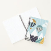 青い熱気球 ノートブック (内部)