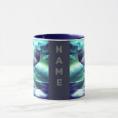 青い熱気球 マグカップ (中央)