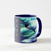 青い熱気球 マグカップ (正面右)