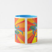 青い爪のあるカニ マグカップ (中央)