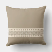 青い牡丹とダマスク – 枕 (裏面)