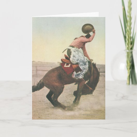 青い犬のシャイエンヌのフロンティアの日のEverett McGucin カード (正面)