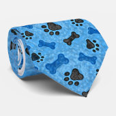 青い犬 ネクタイ (ロール)