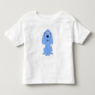 青い犬。 猟犬 トドラーTシャツ