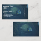 青い独特の味の魚 名刺 (正面/裏面)